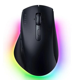 Razer V2 RZ01 Pro Click Ergonomic Focus Optical Sensor Tri-Mode Connectivity USB-C Wireless Bluetooth Up To 3.5 Month Battery Life Black -03900100-R3M1
