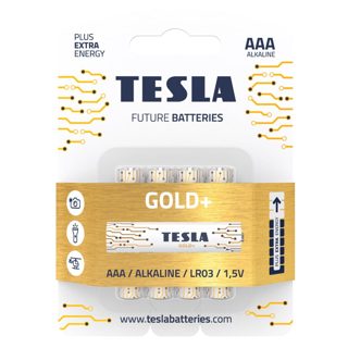 Tesla Gold+ AAA BATERI *4