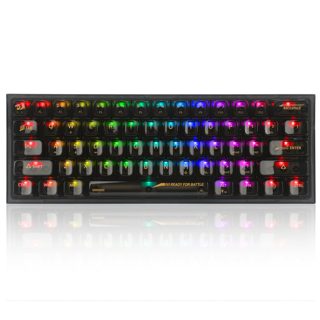 Redragon K617 K617CTB Fizz RGB Mechanical 60% Keys Wired Black -RGB