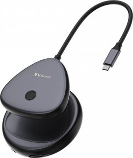 Adapter Verbatim Share My Screen Wireless Për Ekran USB C 4K I Zi