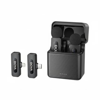 Boya BY-V30 Microphone USB-C Wireless Mic With Charging Black
