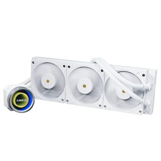 Lian Li Galahad II Trinity 360 Performance Cooler ARGB Pump Liquid Cooler 3x 120 White