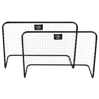 Umbro porte futbolli 78×56×45 cm, strukturë metalike