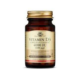 Solgar Vitamin D3 4000 IU Cholecalciferol