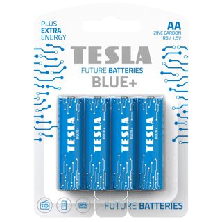 Tesla Blue AA BATERI *4