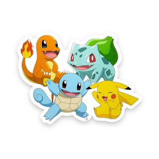 Pokémon Mural Lamp Pikachu & Friends