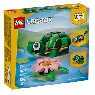 LEGO 3in1 Creator Turtle With A Water Lily Flower 31377