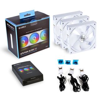 Lian Li UniFan AL120 Fan 3x ARGB With White UF- 3W 3x120mm 120mm