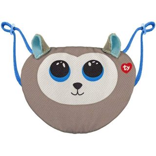 Ty Mask Slush Grey Husky Plush 12cm