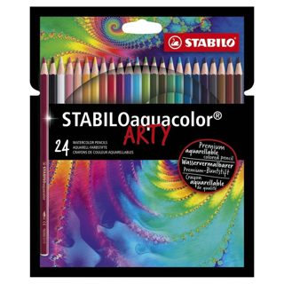 Stabilo Aquacolor Lapsa Me Ngjyra Dru 21.5x17.8x1 Mikse 24