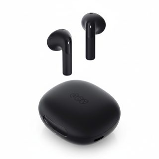 Qcy AilyBuds E20 ANC Black- Hybrid Semi-Ear TWS 6mics Dynamic Driver IPX4 BT5.4 13mm
