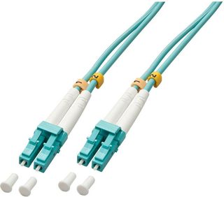 Kabllo Lindy LC LC OM3, 10m Optik 50 125µm E Gjelbër