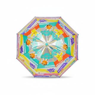 Pikachu & Friends Manual Umbrella Transparent