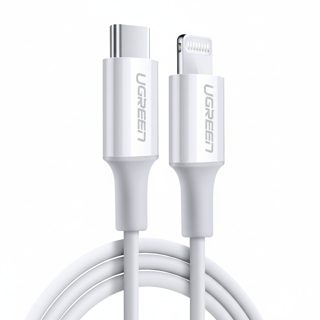 Apple 480Mbps 3A Ugreen USB-C To Lightning Charging And Data Transfer Up To MFi Certified 1m White 10493