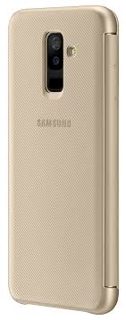 Kase Samsung Galaxy A6 EFWA605CFEGWW Plus Celulari Wallet Gold