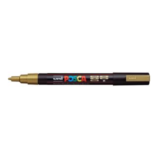Uni Posca PC-3mm Marker Me Baze Uji Gold