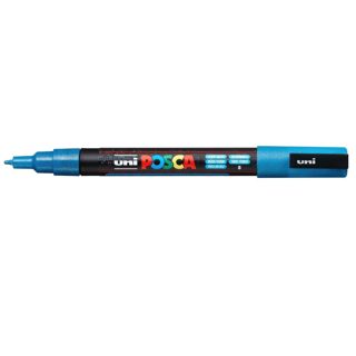 Uni Posca POSCA PC-3M Marker Me Bazë Uji 0.9- Glitter Light Blue 1 1.3mm