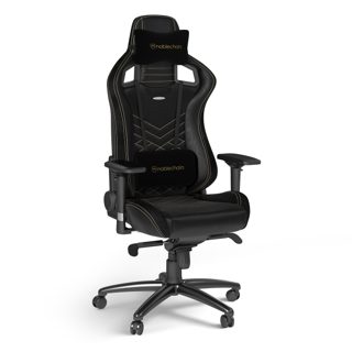 Noblechairs NBL-PU-GOL-002 EPIC Gaming Breathable Armrests Max Load Of Up To Black Gold 4D 120kg