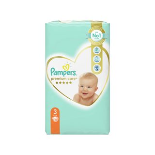 Pampers premium nr3 60cp 60-pack