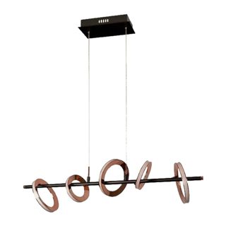 Ndricues Varur Linear LED-18 I 19cm X X 24,5cm I Zi Dhe Gold 18.9W 3000K 85cm