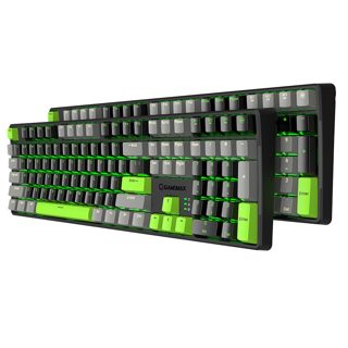 Gamemax Rampage X1/X2 Mechanical Gaming Green Switches PBT N-Key Rollover