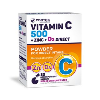 Fortex Vitamin C-500 C Zink D3 Direct