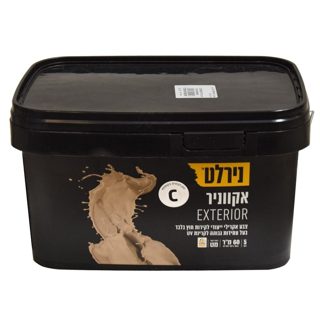 Nirlat Aquanir e bardhe 5 L M2 Boje Akrilike Per Jashte E Cilësisë Së Parë E Tretet Ujë Dhe Mbulon 16 Në Duar 5L
