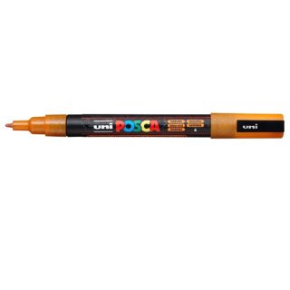 Uni POSCA PC-3M Marker Me Bazë Uji 0.9- Glitter Orange 1 1.3mm
