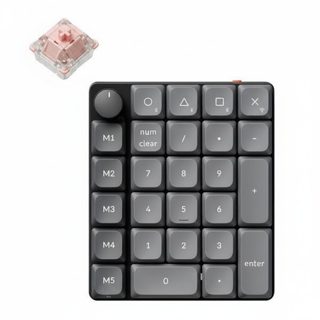 Keychron BT/2 K0 Max K0M-H4 Low Profile Num PAD 4 Wired Mechanical Yellow