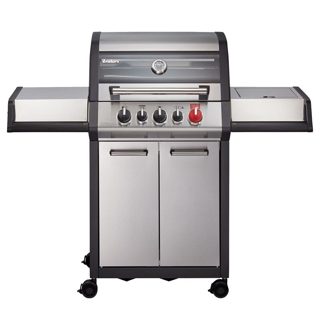 Enders Monroe Pro Barbekju Me Gaz 143.5x57x118.5 Turbo Inoks Gri 3 Vatra 1