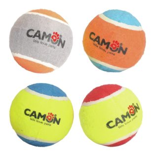 Camon lodër për qen në formë topi 9 cm, gomë natyrale