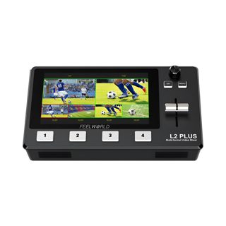 Feelworld L2 Plus HDMI Livestream Switcher with 5.5 LCD Monitor