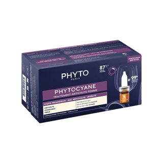 Phyto cyane Progressiv Ampula Kundër Rënies Progresive Të Flokëve Tek Femrat