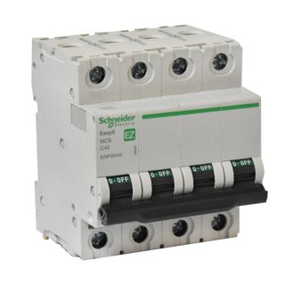 Schneider Electric Easy9 40A Automat,Nderpreres Magneto-termik 4P 4M Kurba C,6kA