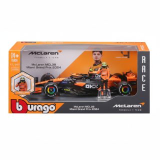 Bburago MCL38 Vehicle F1 Mc Laren 2024 Norris Scala 1 2024W