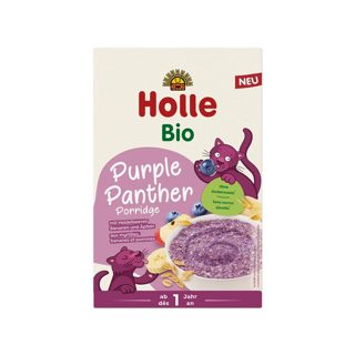 Holle Purple Panther Porridge With Blueberries Bananas And Apples 12m+