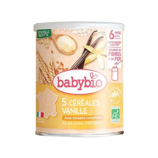 Babybio Organic 5 Cereale with Vanilla