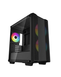 Case Deepcool CC360 ARGB Micro ATX Radiator 240Top 3x Fans Included Black R- -BKAPM3-G-1