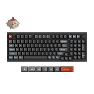 Keychron RGB-96 V5 Ultra V5U-D1 QMK VIA 8K Wireless Custom Mechanical Red Switch US