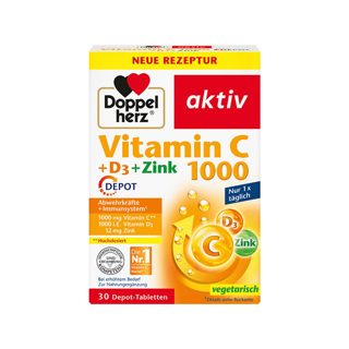 Doppelherz Vitaminë C-1000 C IU Zink