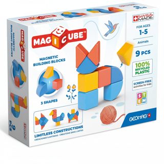 Geomag Magicube Animals 9pcs 9-pack Blocks