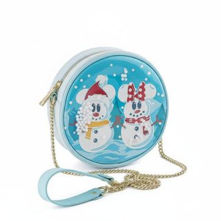 Loungefly Disney Snowman Mickey Minnie Crossbody