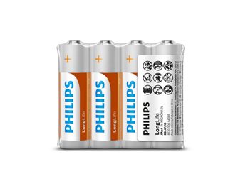 Philips R6L4F Bateri Long Life 10 Energy 4 AA