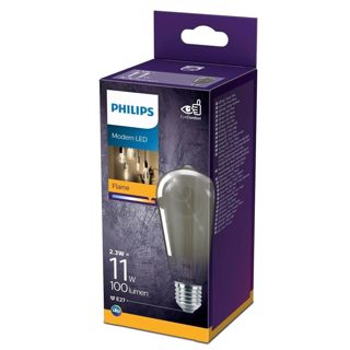 Philips E27 ST64 Llambe Led Klasike 11 E Hirte 11W