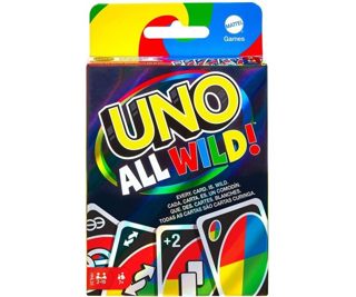 Mattel Uno All Wild Playing Cards