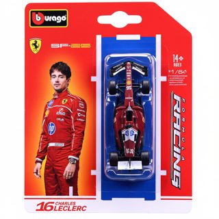 Bburago SF-25 Vehicle F1 Ferrari Charles Leclerc 1