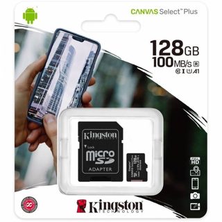 Adapter Kingston Canvas Select Plus microSDXC 128GB SD XC 100MB S