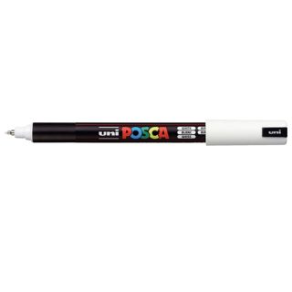 Uni Posca PC 1MR Marker Me Bazë Uji White 1 0.7mm