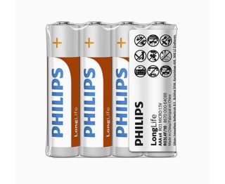 Philips R03L4F Bateri Long Life 10 Energy 4 AAA