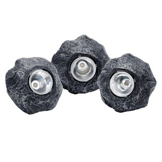 Pontec Pondostar IP68 LED Rocklight Dekorues Led Ne Forme Guri Set 3x1 Kablli Ndermjet Gureve 2 M Kablli Drejt Tranformatorit 3 M Transformatori Thellesia Max E Instalimit 1 M Kablli I Ushqimit 9 M 3000K